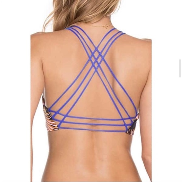 Maaji Rally Racers Reversible Bikini TOP - Picture 2 of 4